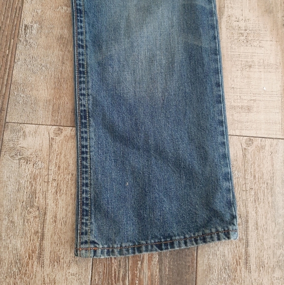 Regent Jeans 34x30 Boot Cut Distressed - Picture 9 of 11